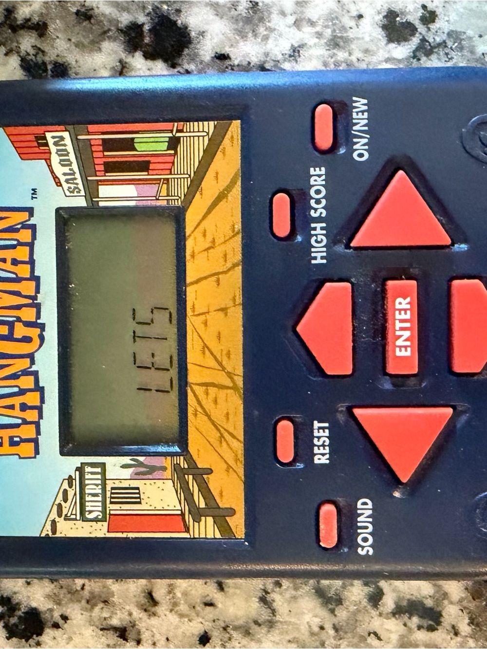 Handheld Hangman Game